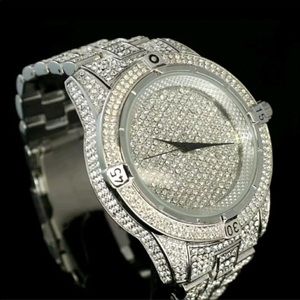 Full Iced Out Heavy Dial Hip Hop Luxury Watch